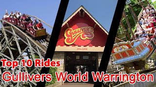 Top 10 rides at Gullivers World  2021 [upl. by Nichy]