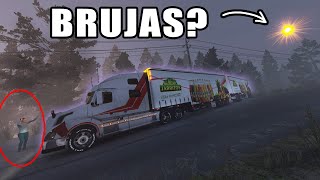 Encuentro LUCES en el CERRO Rumbo a un PUEBLO ABAND0NADO en VOLVO VNL American Truck Simulator [upl. by Emilio]