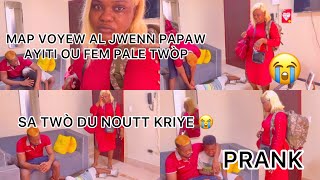 Mw fè valiz poum mennen Lele ale ayiti bay papal  anpil Emosyon li fè Romero kriye li kriye 😭 [upl. by Anreval221]