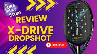 REVIEW RAQUETE X DRIVE DROPSHOT 2023  BEACH TENNIS [upl. by Annaiv604]