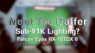 Meet The Gaffer 213 Sub1K Lighting Falcon Eyes RX18TDX II [upl. by Bunny53]