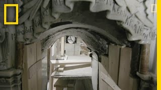 EXCLUSIVE A Closer Look Inside Christs Unsealed Tomb  National Geographic [upl. by Carlita]