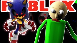 ROBLOX  Sonic Baldi Basics [upl. by Iel]