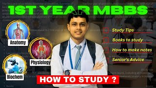 How to Study in 1st Year MBBS📚  Avoid these MISTAKES❌  Subham Sen 🩺 [upl. by Buzz903]