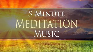 5 Minute Meditation Music  with Earth Resonance Frequency for Deeper Relaxation [upl. by Jillene]