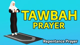 How to pray Tawbah for woman Repentance  with Subtitle [upl. by Tarfe]