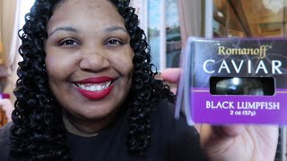 ROMANOFF BLACK LUMPFISH CAVIAR  Review  Tabbys Christmas Special Day 17 Vlogmas 🎄🐟 [upl. by Aznarepse]