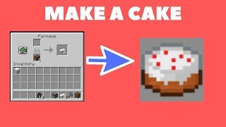 How to Make a Cake in Minecraft [upl. by Derayne]