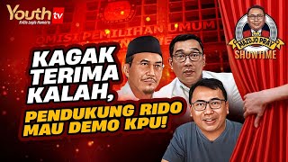 Mazdjo Pray  KAGAK TERIMA KALAH PENDUKUNG RIDO MAU DEMO KPU  Showtime [upl. by Hsital649]