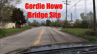 Gordie Howe Bridge View Almost Connected May 2024 Update Part 1 Jefferson Springwells Ct [upl. by Evangelia]