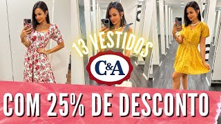 13 VESTIDOS CampA COM 25 DESCONTO ☀️👗🙀 [upl. by Euqimod]