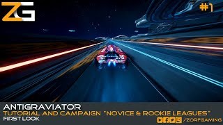 Antigraviator  FIRST LOOK Gameplay  Tutorial amp Campaign  Zorf Gaming [upl. by Aggappe821]