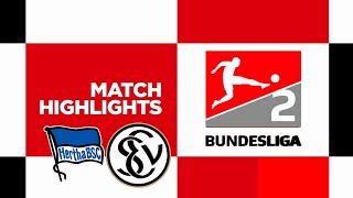 Hertha Berlin vs Elversberg  Highlights  2 Bundesliga 202425 [upl. by Howlond468]