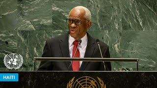 🇭🇹 Haiti  President Addresses United Nations General Debate 79th Session  UNGA [upl. by Aixela]