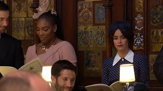 Serena Williams George Clooney Oprah Winfrey Among VIP Guests At The Royal Wedding [upl. by Codel284]