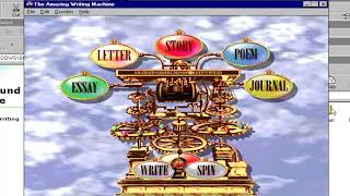 The Amazing Writing Machine 1995  Broderbund Software [upl. by Agnizn603]