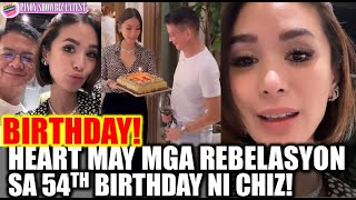 Heart Evangelista Celebrates Chiz Escuderos 54th Birthday At ang kanyang mga Rebelasyon [upl. by Jessee]