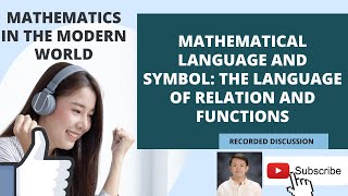 Relation and Functions  MATHEMATICS IN THE MODERN WORLD [upl. by Feodor]