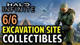 Excavation Site All Collectibles Audio Logs Spartan Core amp Mjolnir Armor Location  Halo Infinite [upl. by Zoila]