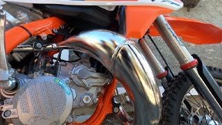 2022 KTM 85SX Walkaround amp Ride httpswwwpaypalcomdonatehostedbuttonid2PKUU94GF794L [upl. by Nadnarb]