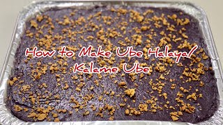 How to make Ube HalayaKalame Ube [upl. by Ecadnak]