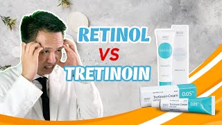 RETINOL VS TRETINOIN trong TRỊ MỤN  Retinoids nào giành chiến thắng  Dr Hiếu [upl. by Lorrimor]