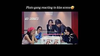 Namtanfilm and the gang reacting to kiss scene🤣😮 namtanfilm plutoseries greyfortress glseries [upl. by Nnomae]