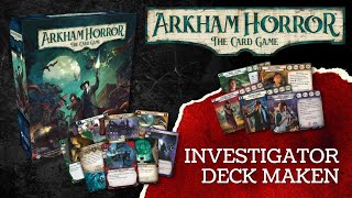 Arkham Horror The Card Game  Hoe maak je een investigator deck Serie deel 3 [upl. by Gelya]