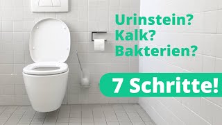 Toilette reinigen Hausmittel und Anleitung 7 Schritte [upl. by Iturk]