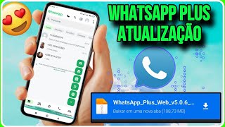 CHEGOU✅ NOVO WHATSAPP PLUS ATUALIZADO 2024 VÁRIOS RECURSOS FUNCIONA COM NÚMERO BANIDO [upl. by Ferdinanda]