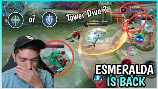 Improved Esmeralda with New Emblem  Esmeralda Gameplay  MLBB [upl. by Strade713]