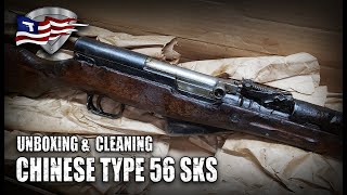 Chinese Type 56 SKS  Unboxing amp Cosmoline Cleaning [upl. by Llertak26]