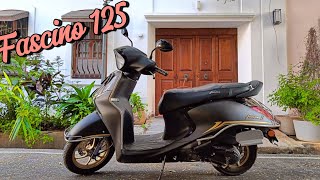 yamaha fascino 2024  tamil  review  scooter review [upl. by Diena]