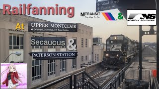 Railfanning At upper Montclair Secaucus amp Paterson [upl. by Atsocal499]