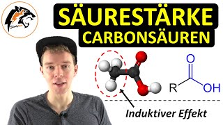 Säurestärke von Carbonsäuren Induktiver Effekt  Chemie Tutorial [upl. by Gaillard]