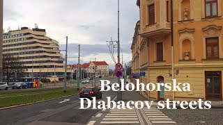 Belohorska and Dlabacov streets prague czechrepublic europe praguetravel [upl. by Anayhd]