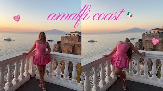 AMALFI COAST VLOG 1  Sorrento Paddleboarding amp Sunset Drinks [upl. by Yeliak]