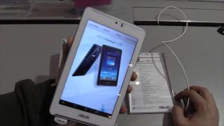 Asus FonePad 7 LTE Hands On English [upl. by Ellirpa]