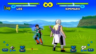 Rock Lee vs Kimimaro  Naruto Ultimate Ninja 5  Mod 3D Camera [upl. by Sergent]