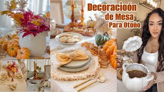 🍁 IDEAS DECORACION DE MESA PARA OTOÑO Y ACCION DE GRACIAS [upl. by Kenelm]