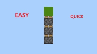 Vertical Triple Piston Extender Tutorial For Minecraft Bedrock [upl. by Oiramrej]