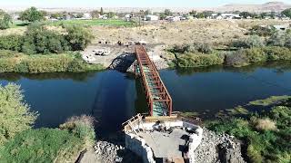 Pedestrian Bridge Umatilla River [upl. by Nalek]