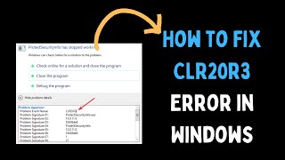 How to Fix CLR20r3 Error in Windows 11 [upl. by Wurster]