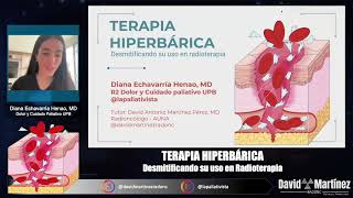 TERAPIA HIPERBÁRICA Desmitificando su uso en Radioterapia [upl. by Folberth]