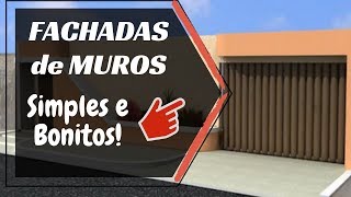 📣 Seu Muro Sua Personalidade 23 Ideias para Fachadas Simples e Bonitas [upl. by Kenleigh]