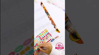 Calendario planificador familiar personalizado Stikets [upl. by Harahs]