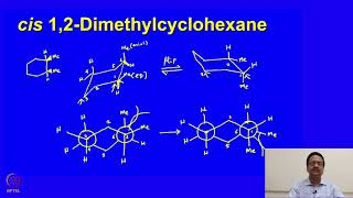 mod03lec14  Conformational Analysis of Disubstituted Cyclohexane Molecules [upl. by Ramberg582]