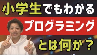 プログラミングとは何か？を小学生でも分かるように解説 [upl. by Mcclenon408]