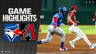 Blue Jays vs Dbacks Game Highlights 71424  MLB Highlights [upl. by Juno807]