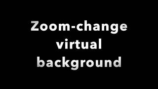 Zoom use the virtual background for a weather forecast [upl. by Busey302]